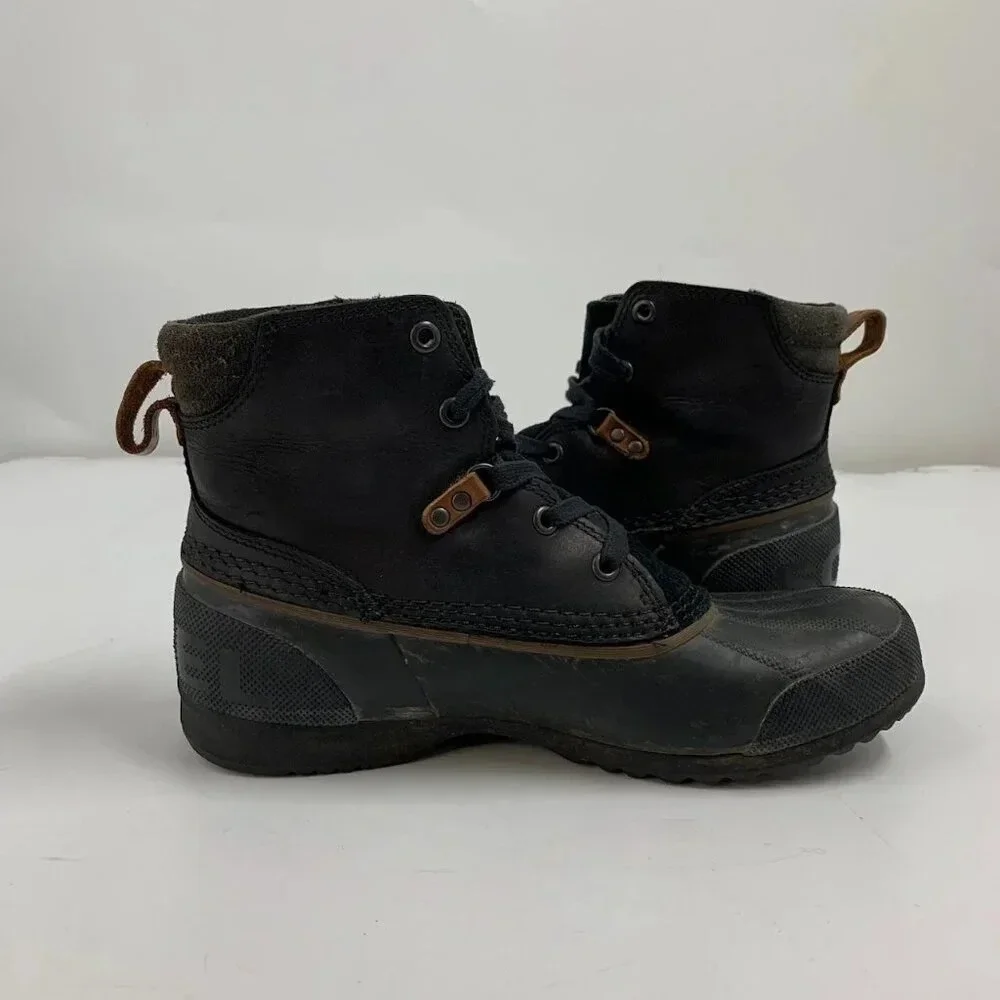 Sorel Men's Ankeny Leather Rubber Waterproof ‎ NM2101-010 Lace Up Boot Size 9